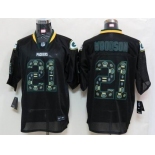 nike nfl jerseys green bay packers #21 woodson black[Elite united sideline]