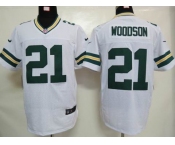 nike nfl jerseys green bay packers #21 woodson white[elite]