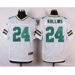 nike nfl jerseys green bay packers #24 rollins white[Elite]