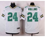 nike nfl jerseys green bay packers #24 rollins white[Elite]