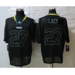 nike nfl jerseys green bay packers #27 lacy black[Elite lights out]