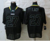 nike nfl jerseys green bay packers #27 lacy black[Elite lights out]