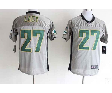 nike nfl jerseys green bay packers #27 lacy grey[Elite shadow]