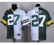 nike nfl jerseys green bay packers #27 lacy whith-green[Elite split]