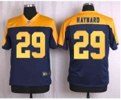 nike nfl jerseys green bay packers #29 hayward yellow-blue[Elite]