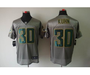 nike nfl jerseys green bay packers #30 john kuhn grey[Elite shadow]