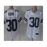 nike nfl jerseys green bay packers #30 john kuhn white[elite]