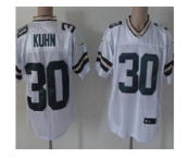 nike nfl jerseys green bay packers #30 john kuhn white[elite]