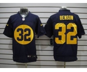 nike nfl jerseys green bay packers #32 benson blue[Elite]