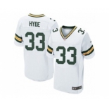 nike nfl jerseys green bay packers #33 hyde white[Elite]