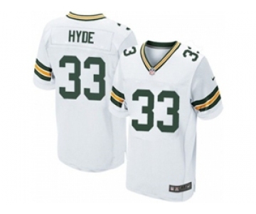 nike nfl jerseys green bay packers #33 hyde white[Elite]