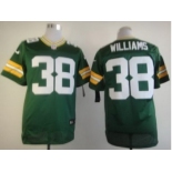 nike nfl jerseys green bay packers #38 williams green[Elite]