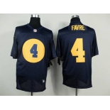 nike nfl jerseys green bay packers #4 favre blue[Elite]