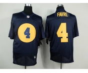 nike nfl jerseys green bay packers #4 favre blue[Elite]