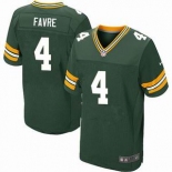 nike nfl jerseys green bay packers #4 favre green[Elite]