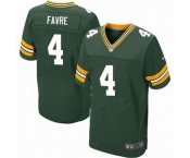 nike nfl jerseys green bay packers #4 favre green[Elite]