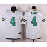 nike nfl jerseys green bay packers #4 favre white[Elite]