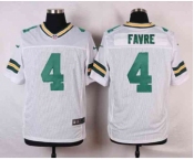 nike nfl jerseys green bay packers #4 favre white[Elite]