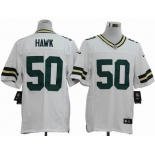 nike nfl jerseys green bay packers #50 hawk white[Elite]