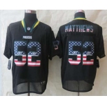 nike nfl jerseys green bay packers #52 clay matthews black[Elite USA flag fashion]