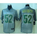 nike nfl jerseys green bay packers #52 clay matthews grey[Elite vapor]