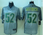 nike nfl jerseys green bay packers #52 clay matthews grey[Elite vapor]