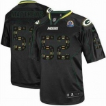 nike nfl jerseys green bay packers #52 matthews black[Elite united sideline 50th Patch]