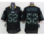 nike nfl jerseys green bay packers #52 matthews black[Elite united sideline]