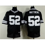 nike nfl jerseys green bay packers #52 matthews black[Elite]