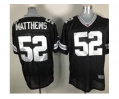 nike nfl jerseys green bay packers #52 matthews black[elite]