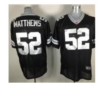 nike nfl jerseys green bay packers #52 matthews black[elite]