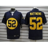 nike nfl jerseys green bay packers #52 matthews blue[Elite]