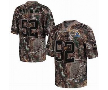 nike nfl jerseys green bay packers #52 matthews camo[Elite 50th Patch]