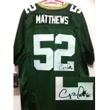 nike nfl jerseys green bay packers #52 matthews green[Elite signature]