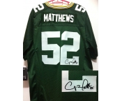 nike nfl jerseys green bay packers #52 matthews green[Elite signature]