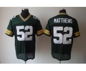 nike nfl jerseys green bay packers #52 matthews green[elite]