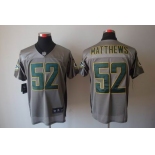 nike nfl jerseys green bay packers #52 matthews grey[Elite shadow]