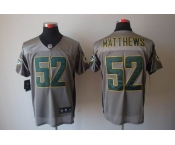 nike nfl jerseys green bay packers #52 matthews grey[Elite shadow]