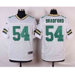 nike nfl jerseys green bay packers #54 bradford white[Elite]