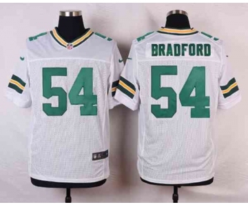 nike nfl jerseys green bay packers #54 bradford white[Elite]