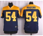 nike nfl jerseys green bay packers #54 bradford yellow-blue[Elite]