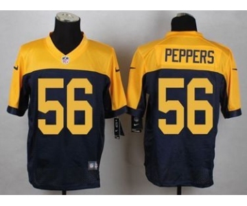 nike nfl jerseys green bay packers #56 peppers yellow-blue[Elite][peppers]