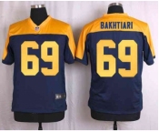 nike nfl jerseys green bay packers #69 bakhtiari yellow-blue[Elite]