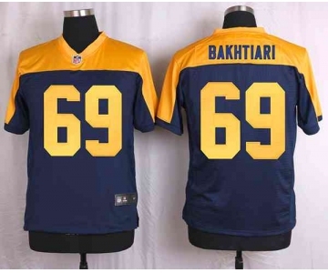 nike nfl jerseys green bay packers #69 bakhtiari yellow-blue[Elite]