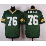 nike nfl jerseys green bay packers #76 daniels green[Elite]