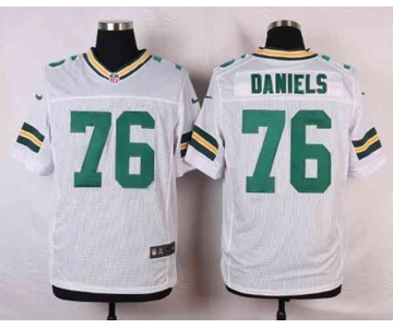 nike nfl jerseys green bay packers #76 daniels white[Elite]