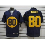 nike nfl jerseys green bay packers #80 driver blue[Elite]