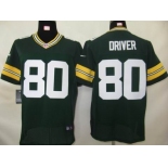 nike nfl jerseys green bay packers #80 driver green[elite]