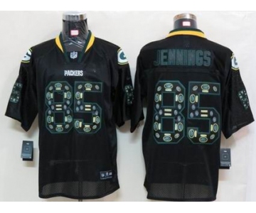 nike nfl jerseys green bay packers #85 jennings black[Elite united sideline]