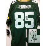 nike nfl jerseys green bay packers #85 jennings green[Elite signature]